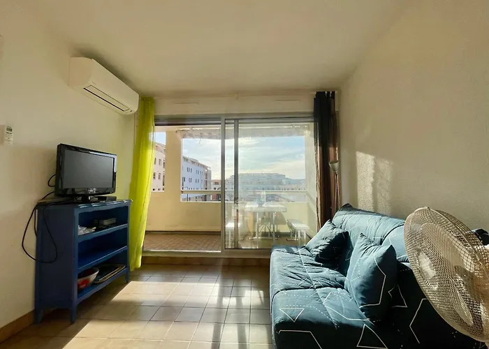 2 Pieces Proche Des Plages, Parking, Clim - Fr-1-338-487 Apartamento